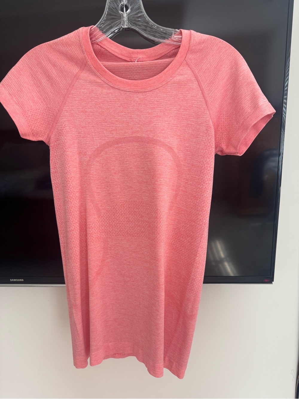 lululemon athletica Coral Pink Short-Sleeve Active Tee Dress